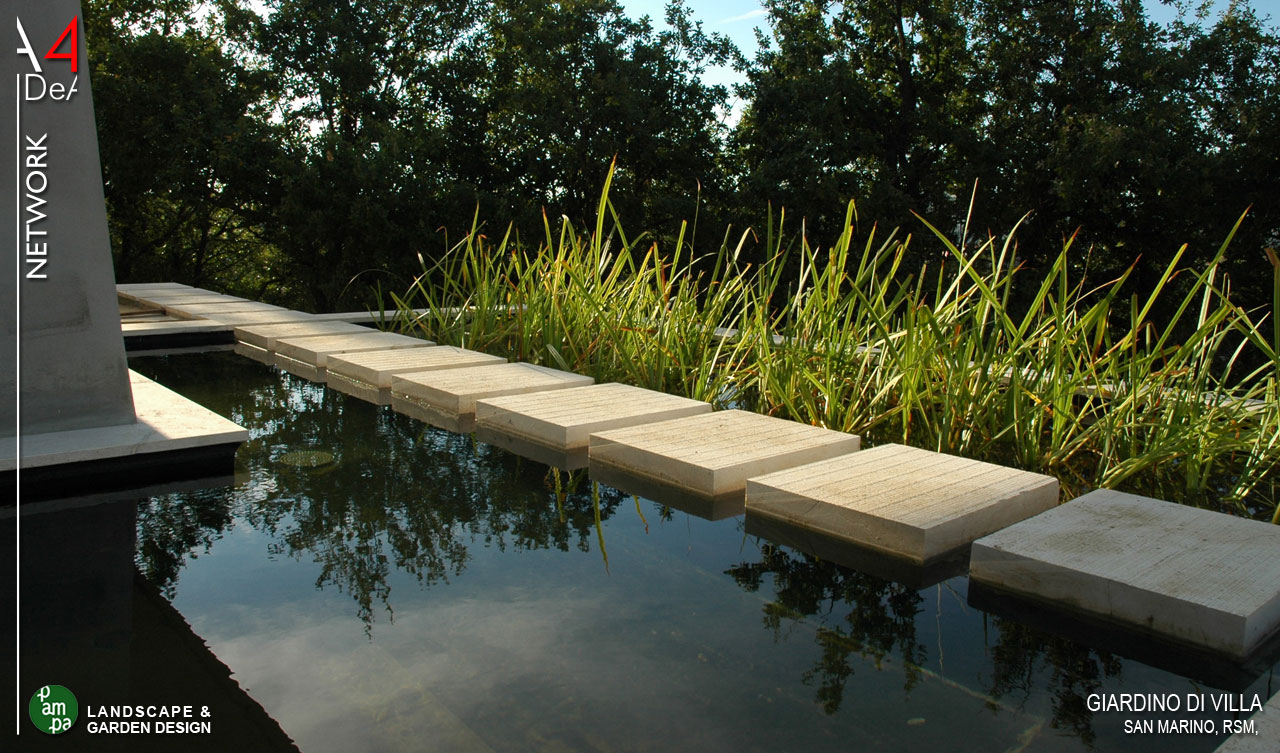A4idea architettura e interior design giardino di villa a san ...